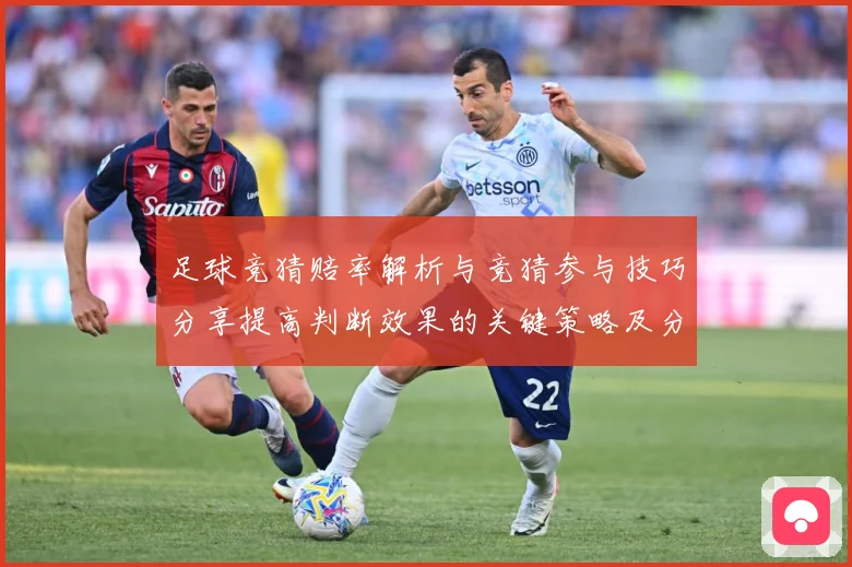 足球竞猜赔率解析与竞猜参与技巧分享提高判断效果的关键策略及分数据研判